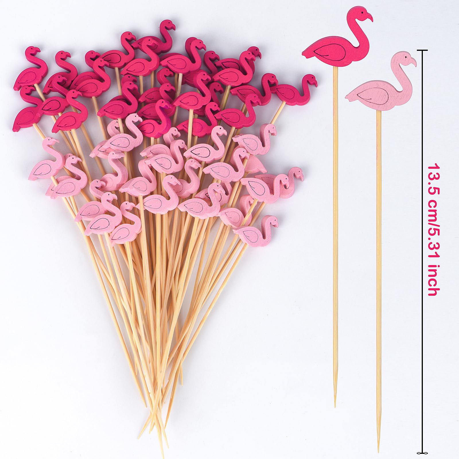 Amazon.com | JtmyAota 100 Pack Flamingo Toothpicks for Appetizers